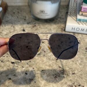 Cole Haan Aviator Sunglasses with Dark Lenses